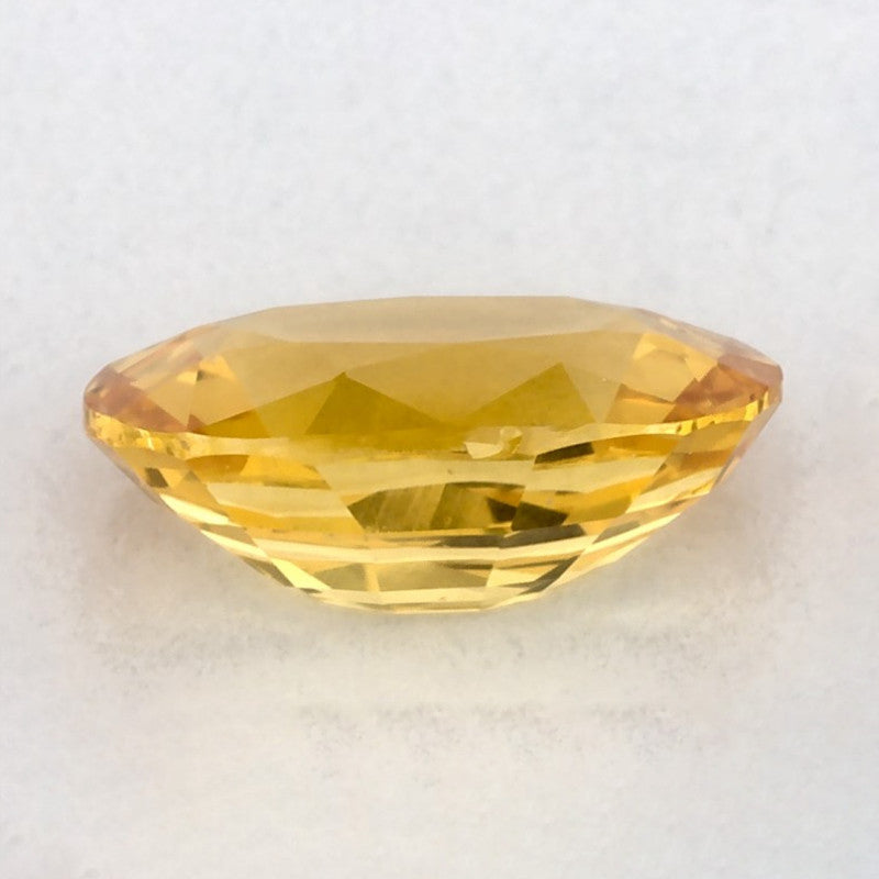 1.52 Carat Oval Natural Yellow Sapphire