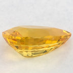 0.96 Carat Pear Natural Yellow Sapphire