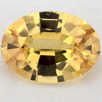 1.06 Carat Oval Natural Yellow Sapphire