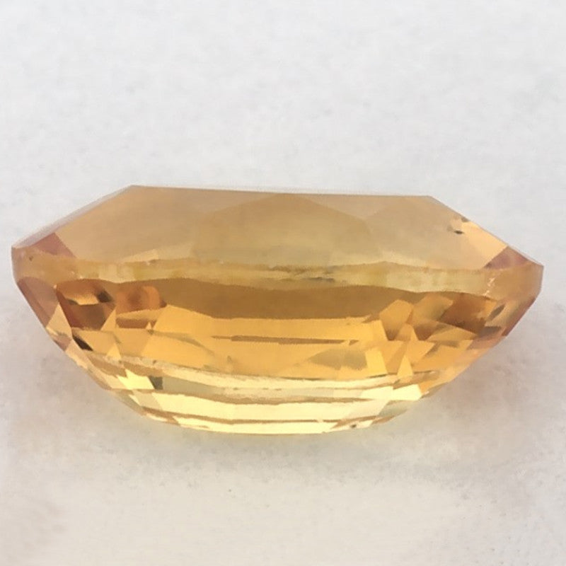 1.08 Carat Oval Natural Yellow Sapphire