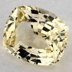 3.37 Carat Cushion Natural Yellow Sapphire