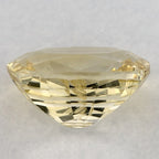 3.37 Carat Cushion Natural Yellow Sapphire