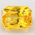 1.01 Carat Radiant Natural Yellow Sapphire