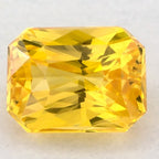 1.01 Carat Radiant Natural Yellow Sapphire