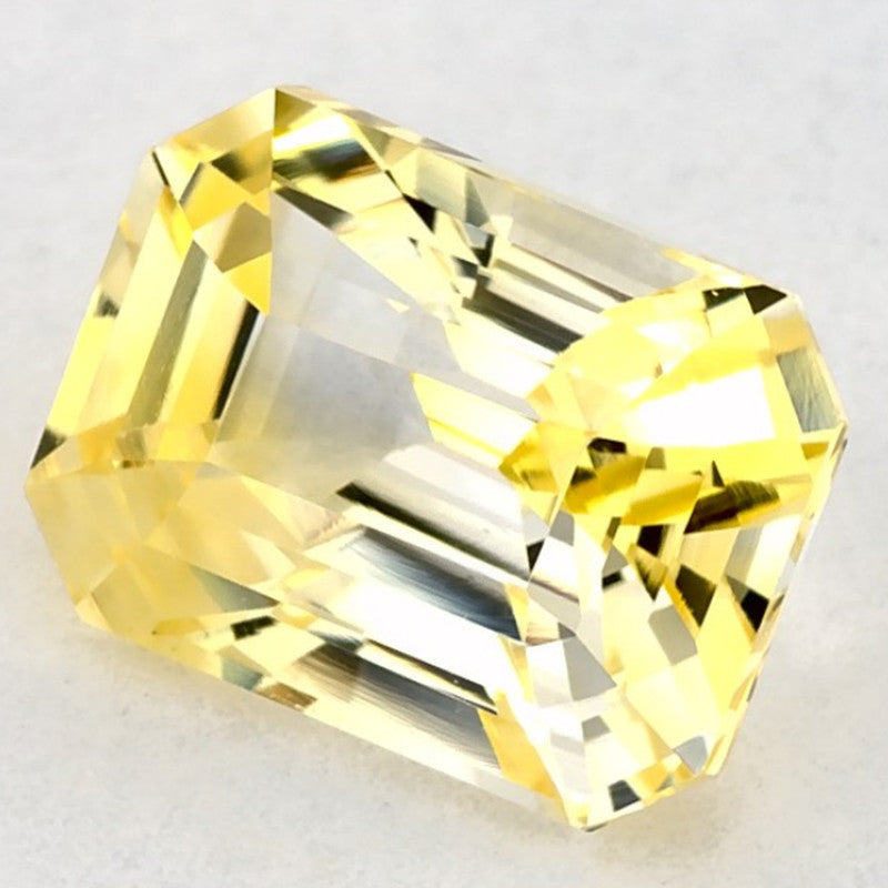 1.92 Carat Emerald Natural Yellow Sapphire