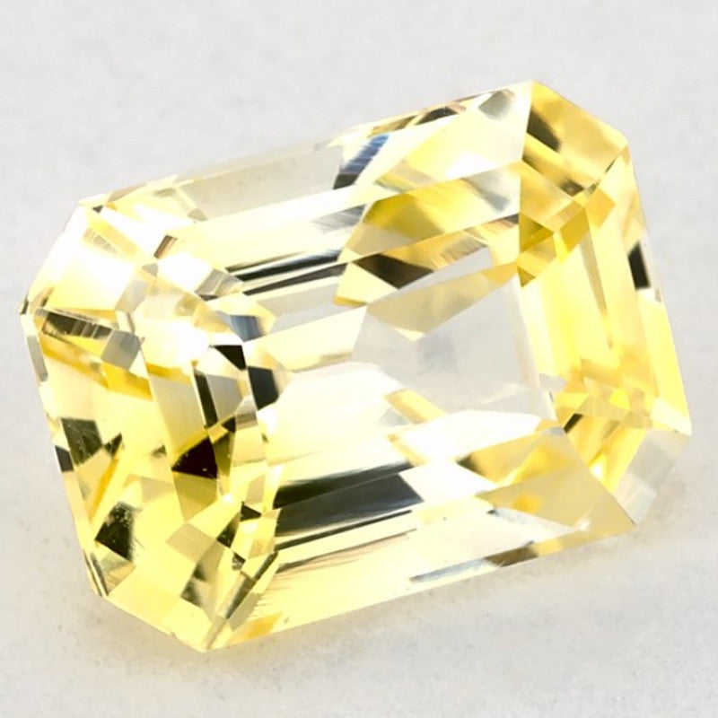 1.92 Carat Emerald Natural Yellow Sapphire