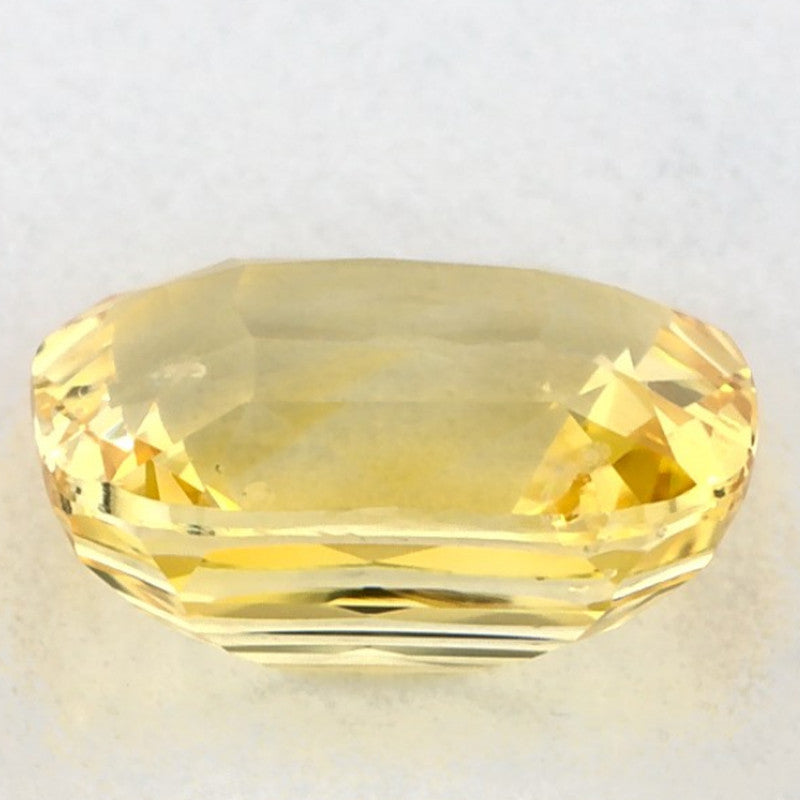 2.01 Carat Cushion Natural Yellow Sapphire
