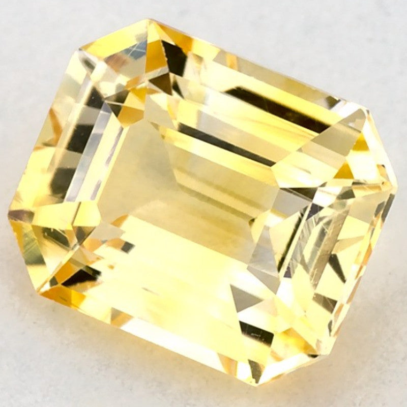 1.44 Carat Emerald Natural Yellow Sapphire