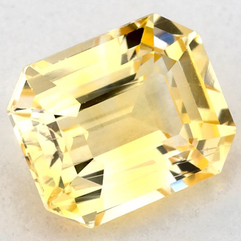 1.44 Carat Emerald Natural Yellow Sapphire