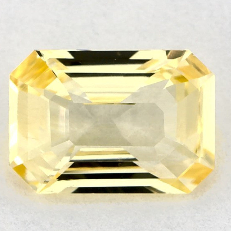 1.66 Carat Emerald Natural Yellow Sapphire