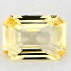 1.66 Carat Emerald Natural Yellow Sapphire