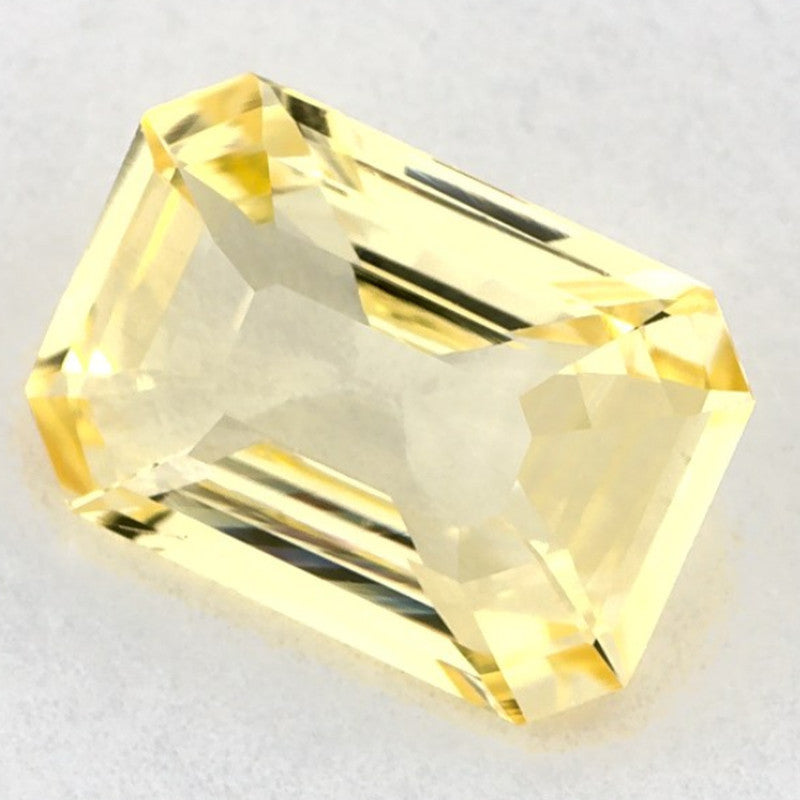 1.66 Carat Emerald Natural Yellow Sapphire