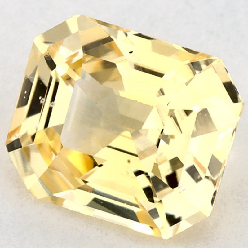 2.01 Carat Emerald Natural Yellow Sapphire