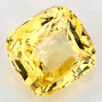 2.04 Carat Cushion Natural Yellow Sapphire
