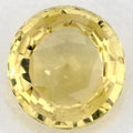 1.72 Carat Round Natural Yellow Sapphire