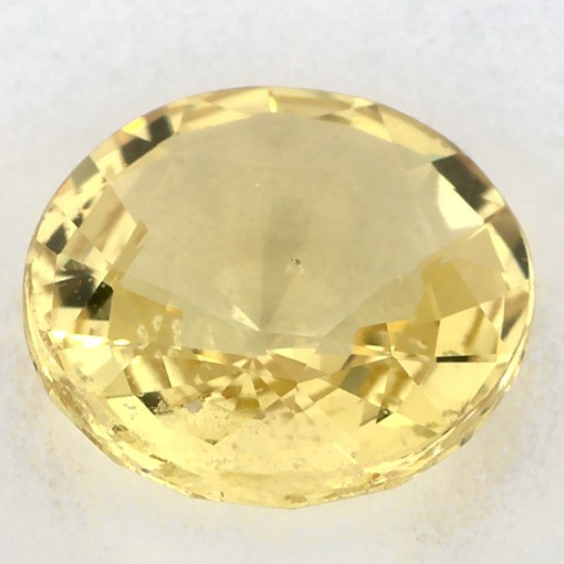 1.72 Carat Round Natural Yellow Sapphire
