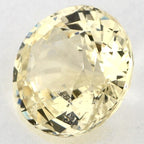 2.15 Carat Round Natural Yellow Sapphire