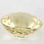2.15 Carat Round Natural Yellow Sapphire