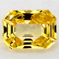 1.54 Carat Emerald Natural Yellow Sapphire