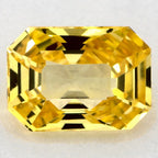 1.54 Carat Emerald Natural Yellow Sapphire