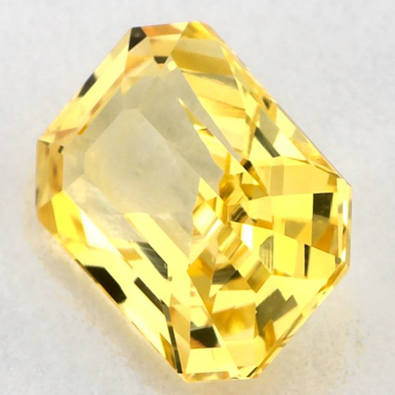 1.54 Carat Emerald Natural Yellow Sapphire