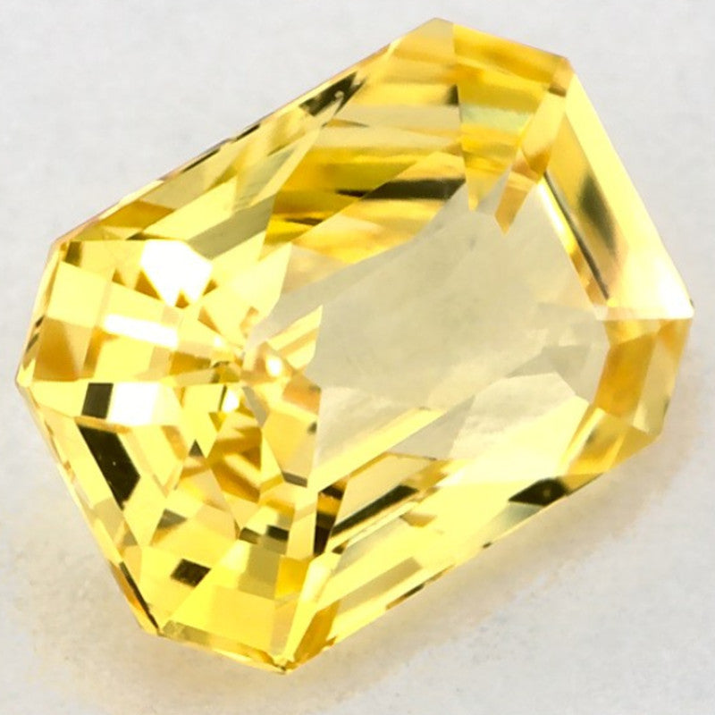 1.54 Carat Emerald Natural Yellow Sapphire