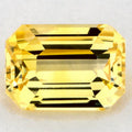 1.62 Carat Emerald Natural Yellow Sapphire
