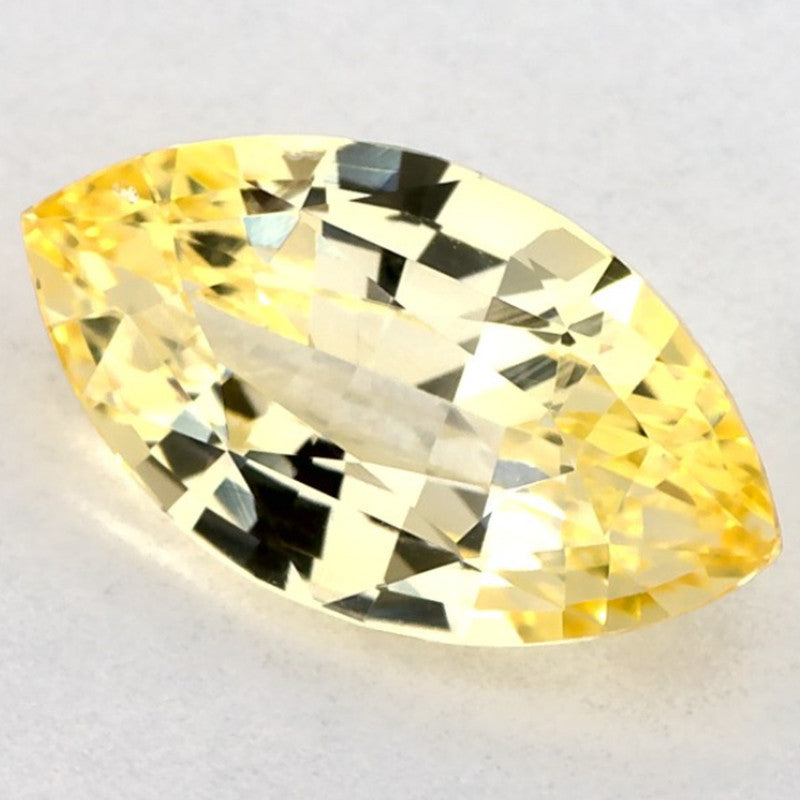 1.50 Carat Marquise Natural Yellow Sapphire