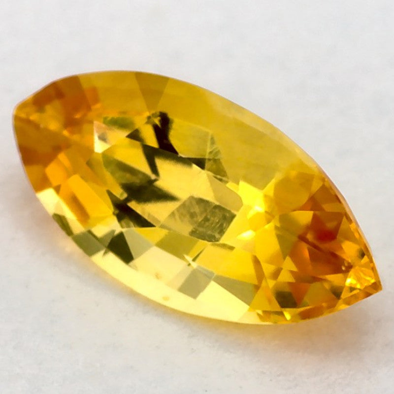 1.02 Carat Marquise Natural Yellow Sapphire