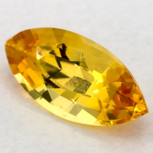 1.02 Carat Marquise Natural Yellow Sapphire