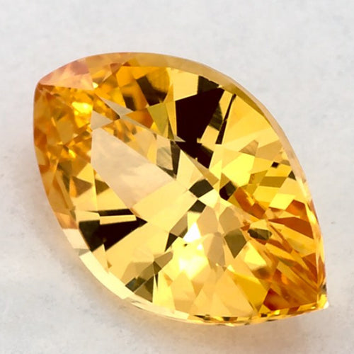 1.06 Carat Marquise Natural Yellow Sapphire