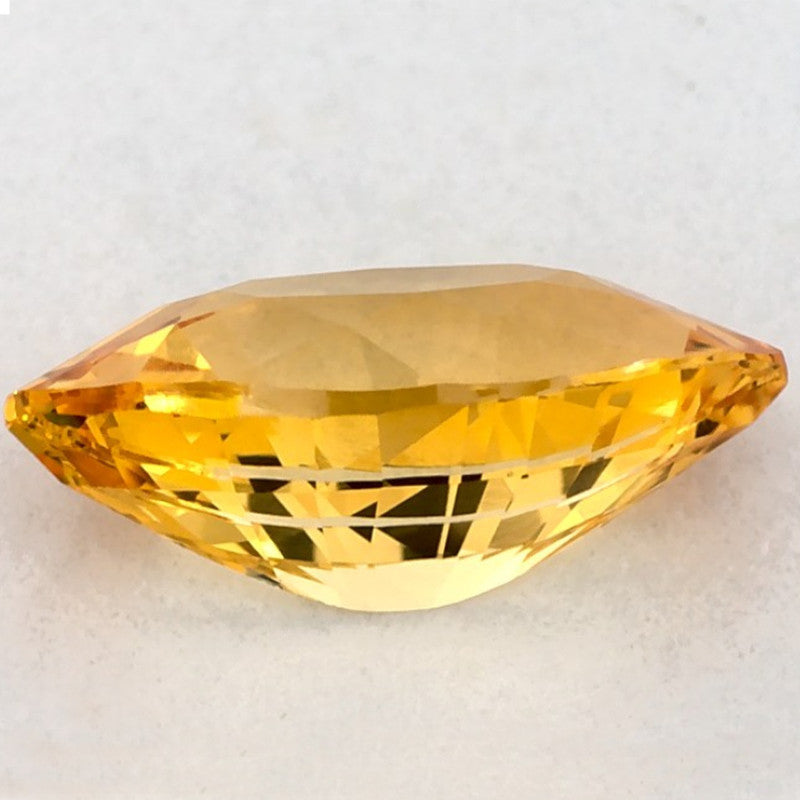 1.06 Carat Marquise Natural Yellow Sapphire
