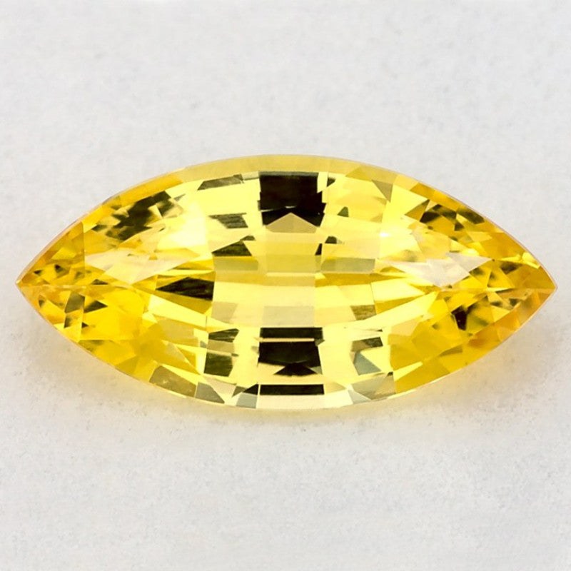 1.15 Carat Marquise Natural Yellow Sapphire