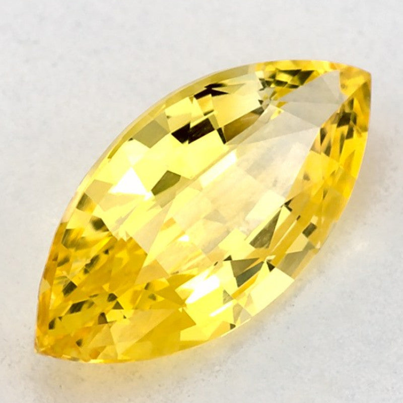 1.15 Carat Marquise Natural Yellow Sapphire