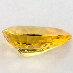 1.06 Carat Pear Natural Yellow Sapphire