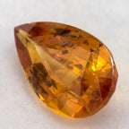 3.90 Carat Pear Natural Yellow Sapphire