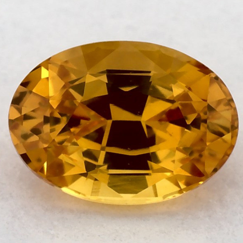 1.34 Carat Oval Natural Yellow Sapphire