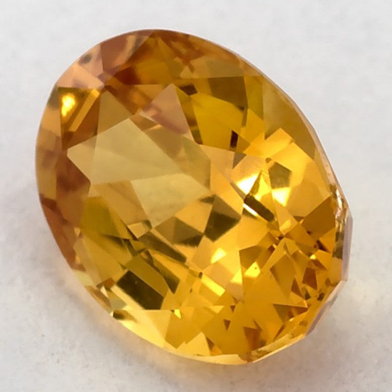 1.34 Carat Oval Natural Yellow Sapphire