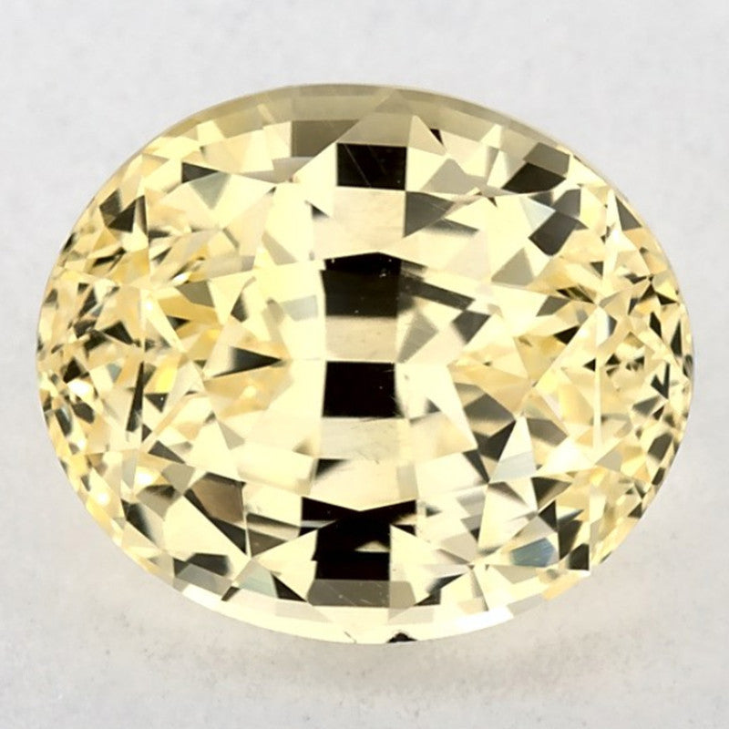 3.04 Carat Oval Natural Yellow Sapphire