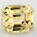 2.04 Carat Emerald Natural Yellow Sapphire