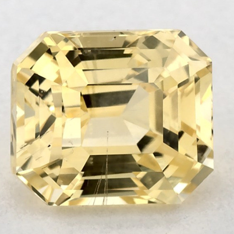2.04 Carat Emerald Natural Yellow Sapphire