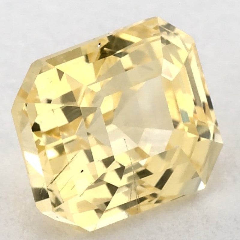 2.04 Carat Emerald Natural Yellow Sapphire
