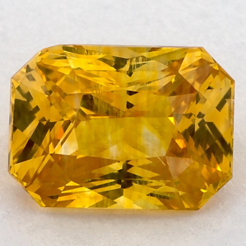 3.01 Carat Emerald Natural Yellow Sapphire