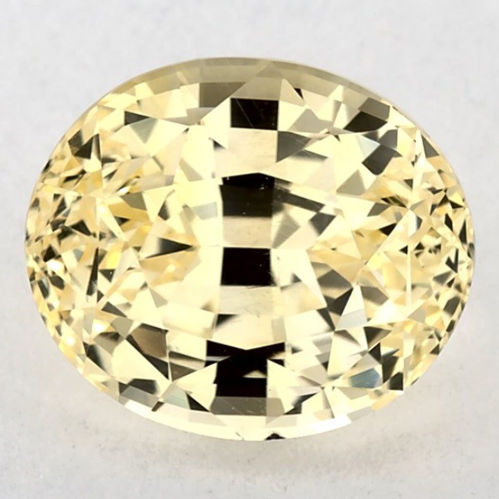 3.04 Carat Oval Natural Yellow Sapphire