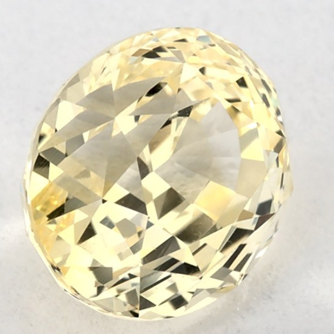 3.04 Carat Oval Natural Yellow Sapphire