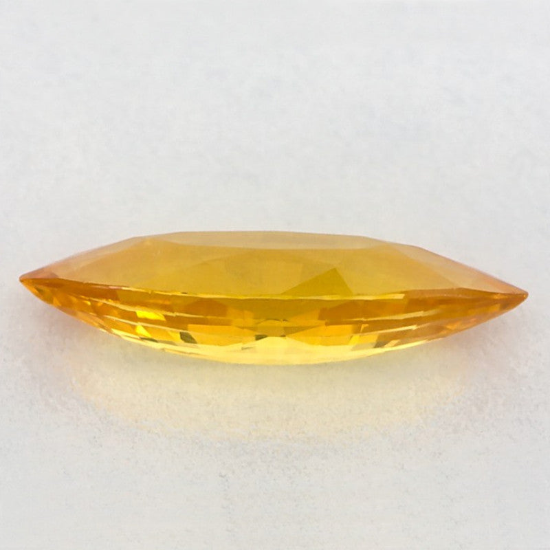 1.61 Carat Marquise Natural Yellow Sapphire