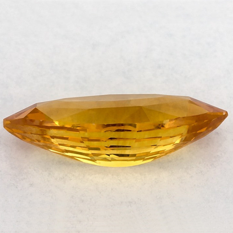 1.72 Carat Marquise Natural Yellow Sapphire