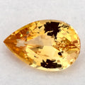 1.18 Carat Pear Natural Yellow Sapphire