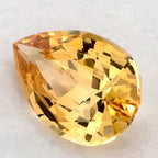 1.18 Carat Pear Natural Yellow Sapphire