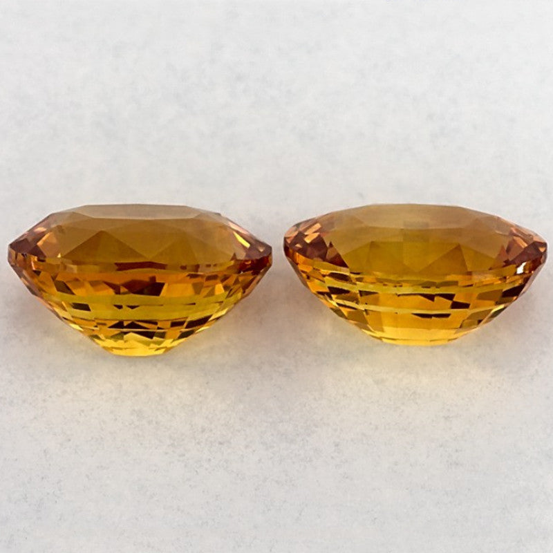 3.20 Total Carat Weight Oval Natural Yellow Sapphire